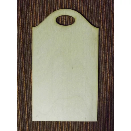 Vágódeszka formájú falap 88*150*3 mm, 1 db