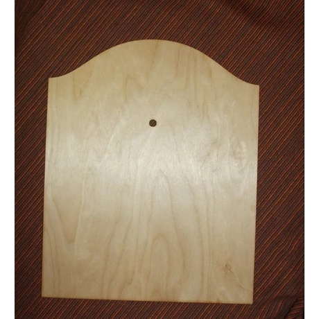 Óralap 250*310*3 mm felső részben óraszerkezethez lyuk