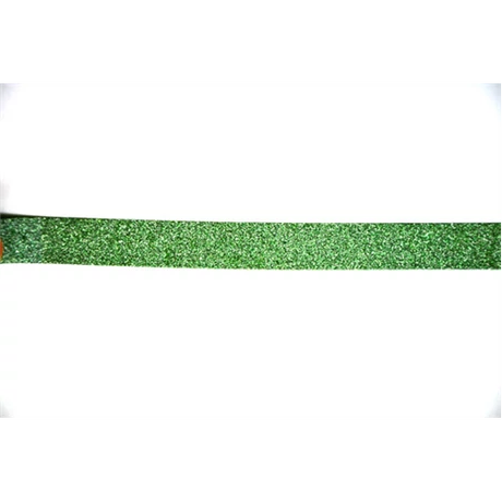 Dekorszalag glitteres zöld 15  mm * 5 m