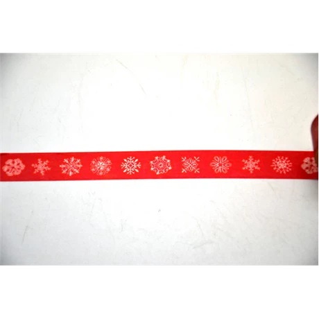Dekorszalag hópelyhek 15 mm * 10 m
