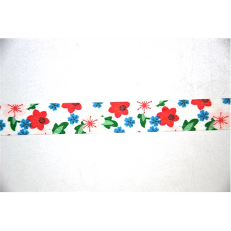Dekorszalag hibiszkusz 15 mm x 10 m