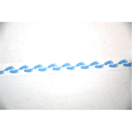 Dekorszalag talpacskák fiú 15 mm x 10 m