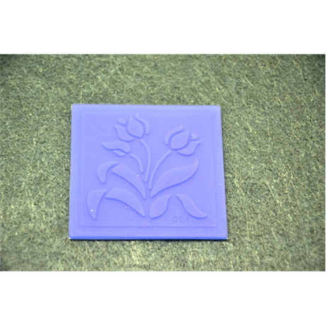 Marcipán/fondant mintázó, szilikon, lap tulipán