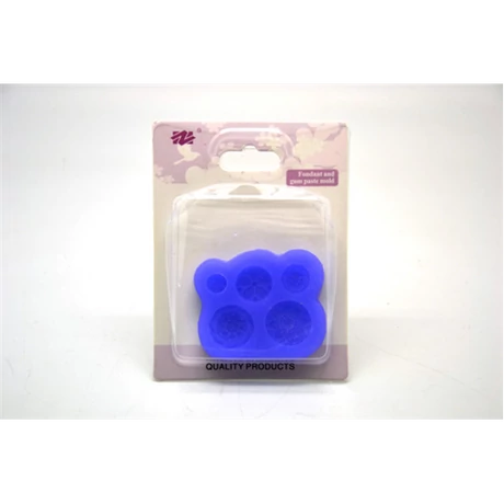 Marcipán/fondant mintázó, szilikon, mandala 5-ös