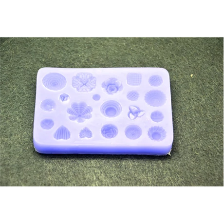 Marcipán/fondant mintázó, szilikon, formák vegyesen