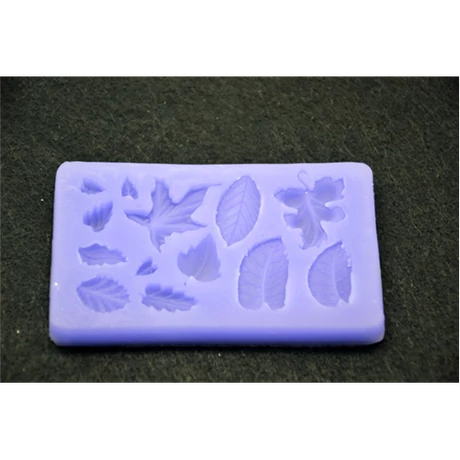 Marcipán/fondant mintázó, szilikon, falevelek mix