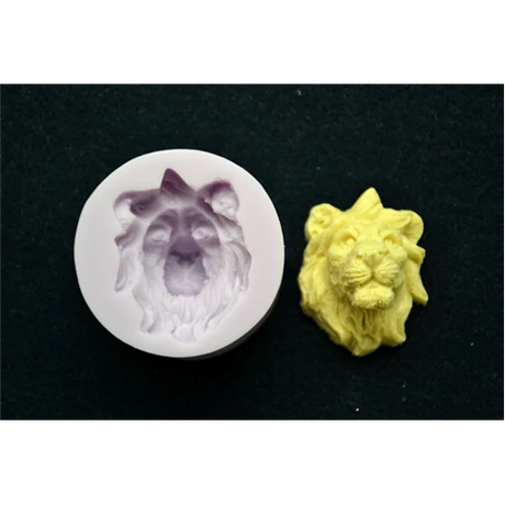 Marcipán/fondant mintázó, szilikon, oroszlánfej