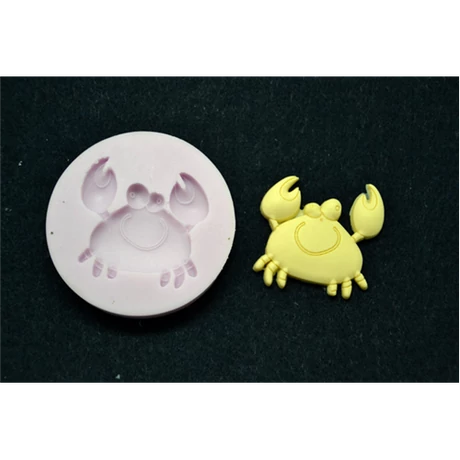 Marcipán/fondant mintázó, szilikon,  rák
