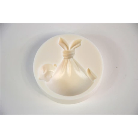 Marcipán/fondant mintázó baby pólyában 1.