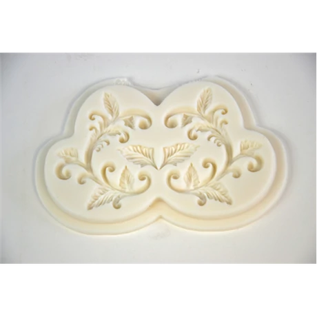 Marcipán/fondant mintázó leveles ornamentika