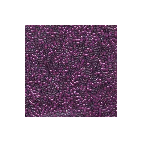 Miyuki Delica 11/0, Halványkék közepű magenta lüszter, 5 g