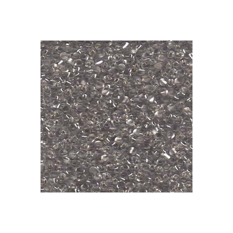 Miyuki Drop (csepp) 2,8 mm  DP28-9001  Ezüst közepű kristály  5g