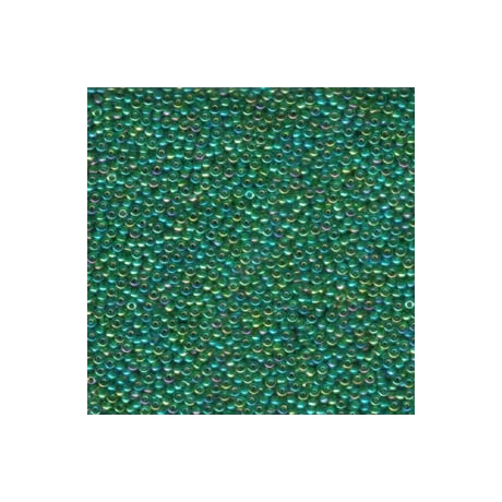 Miyuki kásagyöngy 11/0  11-9354  Smaragd közepű aqua AB  5 g