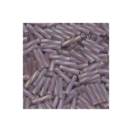 Miyuki szalmagyöngy 12 mm TW2712-256F  Átlátszó füstös ametiszt AB  5 g