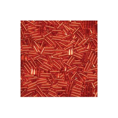 Miyuki szalmagyöngy 6mm  BGL2-9043  Ezüstközepű piros  5g