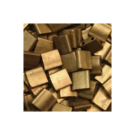 Miyuki Tila gyöngy 5*5 mm  TL2006  Matt metál arany  5g