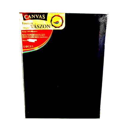 Feszített vászon fekete (keret 1,6*2,0 cm), 30*40 cm     