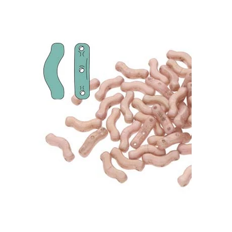 Bridge 3*12 mm 03000-15695 opak fehér lila arany lüszter 5 g