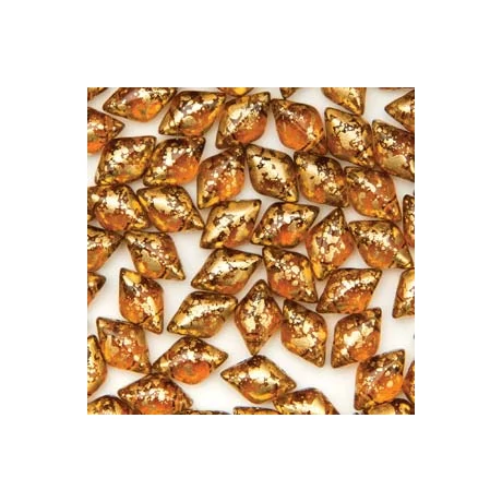 Gemduo 8*5 mm 10230-94401 arannyal fröcskölt topáz 5 g