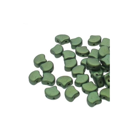Ginko 8*7 mm 02010-24103 aranyfényű sötét olív 5 g