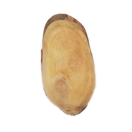 Fa szelet ovális kb 15*9 cm