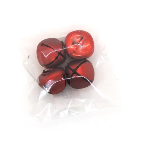 Csengő piros 2 cm 4 db/cs