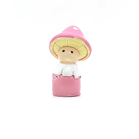 Mini figura nyuszi gomba rózsaszín