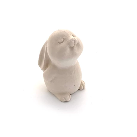 Kerámia 3D nyuszi 3*4*7 cm