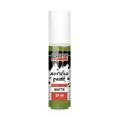 Pentart Matt akrilfesték, oliva, 20 ml
