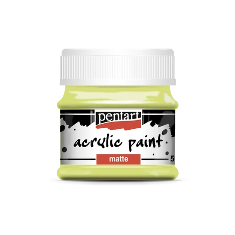 Pentart Matt akrilfesték, limezöld, 50 ml