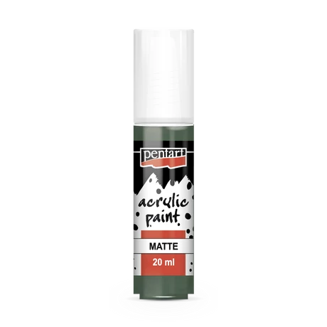 Pentart Matt akrilfesték, kekizöld, 20 ml