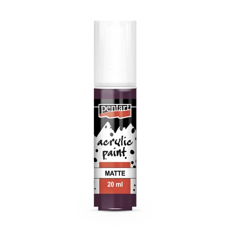 Pentart Matt akrilfesték, padlizsán, 20 ml