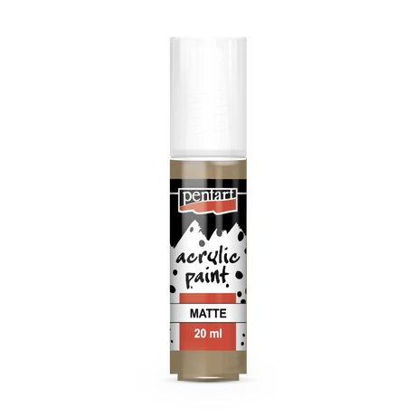 Pentart Matt akrilfesték, mogyoró, 20 ml
