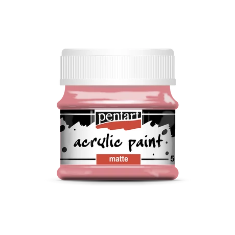 Pentart Matt akrilfesték, puncs, 50 ml