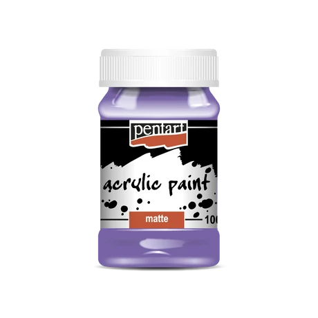 Pentart Matt akrilfesték, ibolyalila, 100 ml