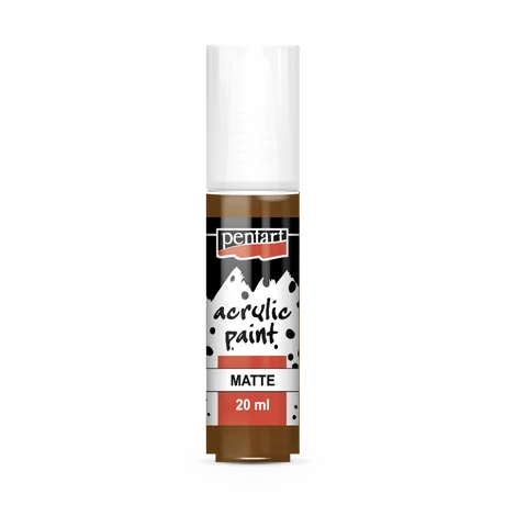Pentart Matt akrilfesték, gesztenye, 20 ml