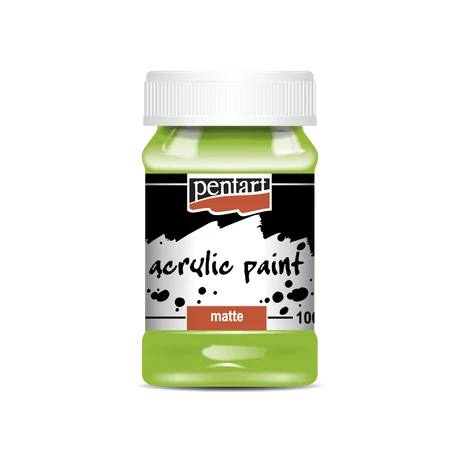 Pentart Matt akrilfesték, almazöld, 100 ml