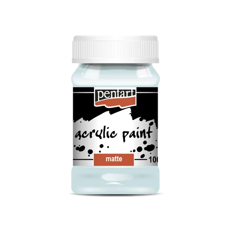 Pentart Matt akrilfesték, jégkék, 100 ml