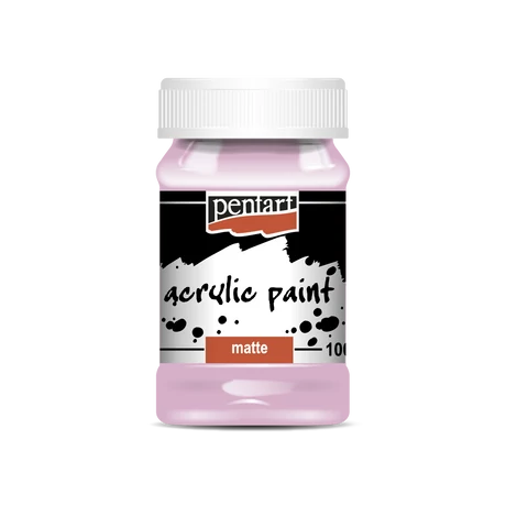 Pentart Matt akrilfesték, rózsaszín, 100 ml