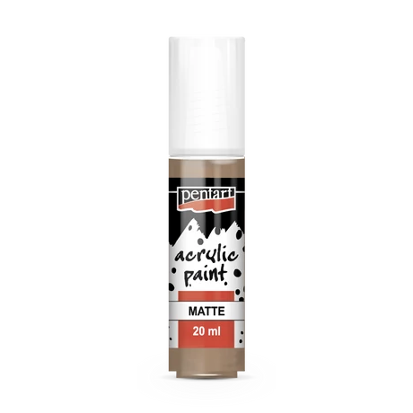 Pentart Matt akrilfesték, sötét homok, 20 ml