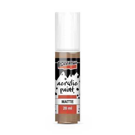 Pentart Matt akrilfesték, mars barna, 20 ml