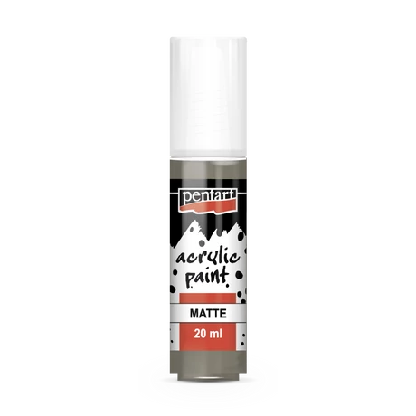 Pentart Matt akrilfesték, iszapszürke, 20 ml