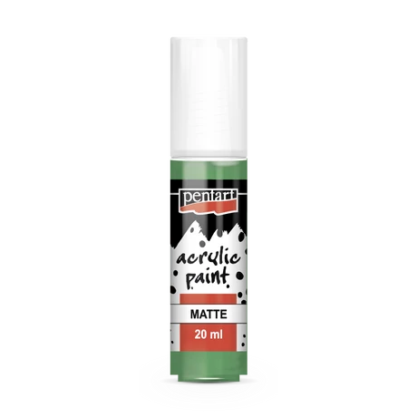 Pentart Matt akrilfesték, papagájzöld, 20 ml