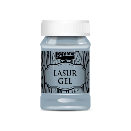 Pentart Lazúrgél, country kék, 100 ml