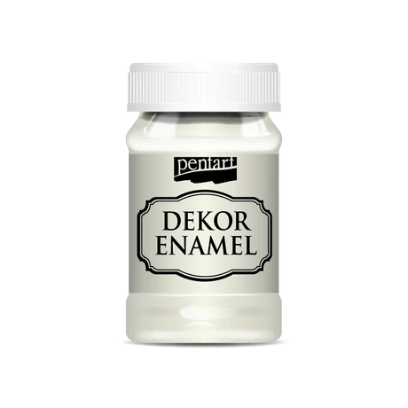 Pentart Dekor zománcfesték, törtfehér, 100 ml