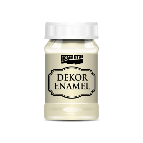 Pentart Dekor zománcfesték, elefántcsont, 100 ml