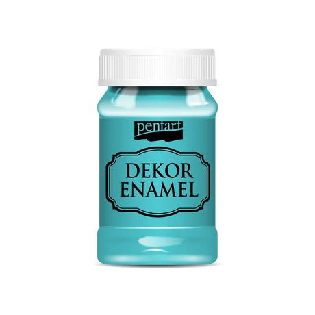 Pentart Dekor zománcfesték, türkizkék, 100 ml
