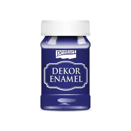 Pentart Dekor zománcfesték, sötétkék, 100 ml
