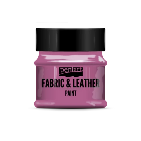 Pentart Textil és bőrfesték, magenta, 50 ml