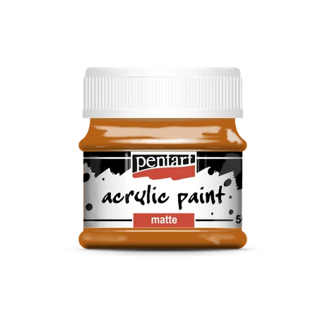 Pentart Matt akrilfesték, vörös agyag, 50 ml